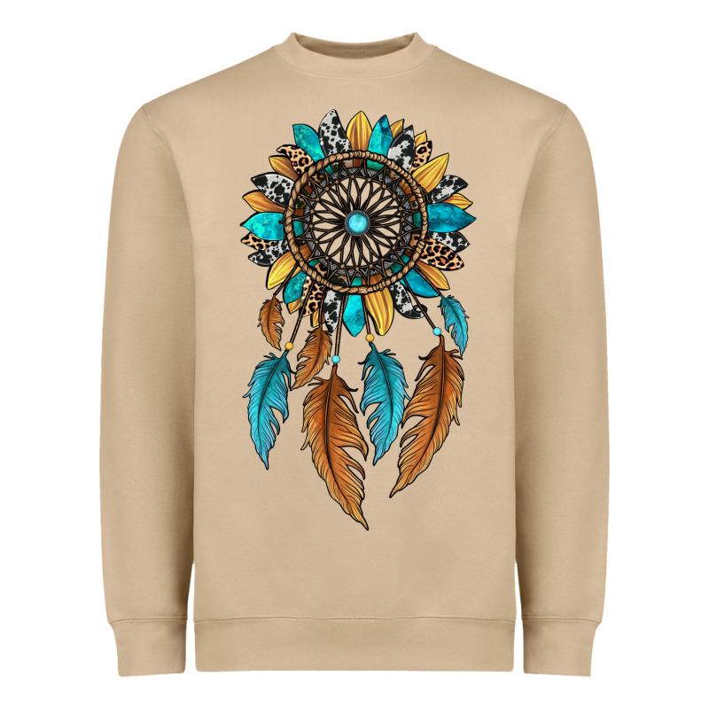 Dreamer Catcher Sunflower Heavyweight Sweatshirt by JahusDesignShop | Teevron