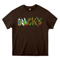 Chocolate Brown Dental Love St. Patricks Day Heavy Core Tee - RanaPortraitStore