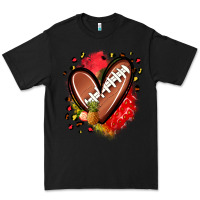 Black fruits and football heart Premium Tee - Zillion Design Studio