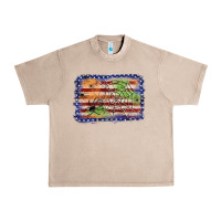 French Oak American flag halloween background Urban Heavy Tee - JahusDesignShop