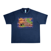 Navy American flag halloween background Urban Heavy Tee - JahusDesignShop