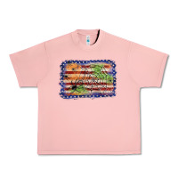 Salmon American flag halloween background Urban Heavy Tee - JahusDesignShop