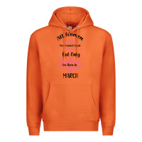 Carrot all women are created equal but only the smartest are born in march Premium Hoodie - Bettercallsaul