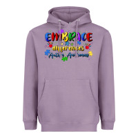 Lavender embrace differences Heavyweight Hoodie - Artiststas