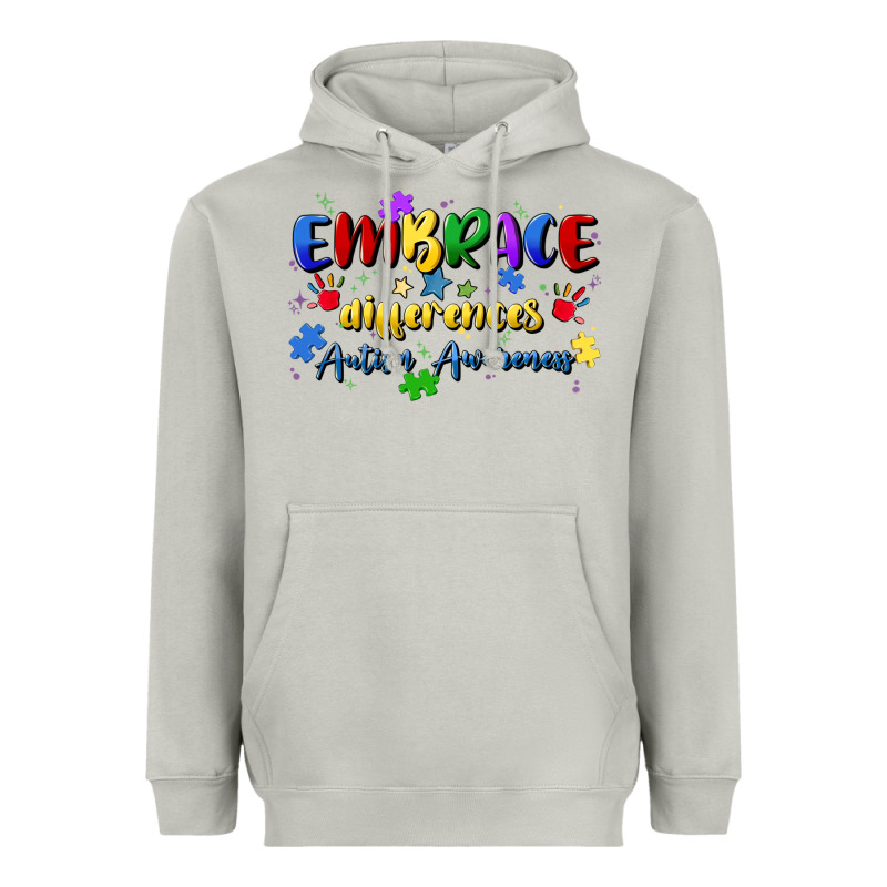 Embrace Differences Heavyweight Hoodie by Artiststas | Teevron