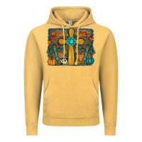 Vintage Mustard Fall Gemstone Cross Vintage Hoodie - RanaPortraitStore