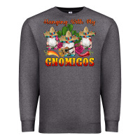 Charcoal Heather hanging with gnomigos Premium Sweatshirt - Artiststas