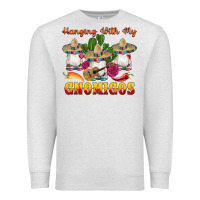 Oatmeal Heather hanging with gnomigos Premium Sweatshirt - Artiststas