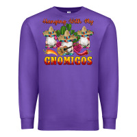 Purple hanging with gnomigos Premium Sweatshirt - Artiststas
