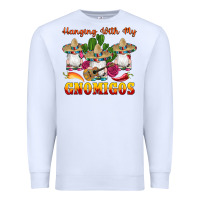 White hanging with gnomigos Premium Sweatshirt - Artiststas