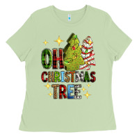 Matcha Oh Christmas tree Christmas cake Ladies Tee - RanaPortraitStore