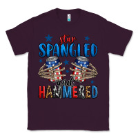 Plum star spangled and hammered skeleton hand Classic Tee - Jasminsmagicworld