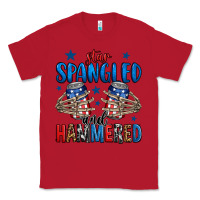 Red star spangled and hammered skeleton hand Classic Tee - Jasminsmagicworld