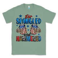 Sage star spangled and hammered skeleton hand Classic Tee - Jasminsmagicworld