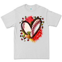 Dove Grey fruits and baseball heart Premium Tee - Zillion Design Studio