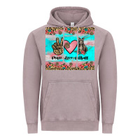 Vintage Zinc peace love pitbull Vintage Hoodie - JahusDesignShop