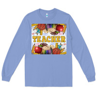 Colony Blue Teacher Equipment Long Sleeve Tee - LillyAllenDesigns