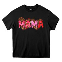 Black mama valentines day Heavy Core Tee - texasbilliewilder