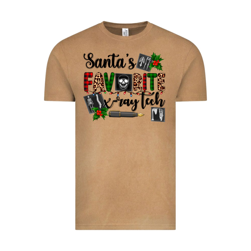 Santa's Favorite X Ray Tech Vintage Tee by AdoDesignShop | Teevron