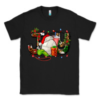 Black joy with volleyball and santa's hat Classic Tee - AdoDesignShop