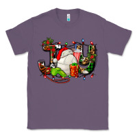 Lavender joy with volleyball and santa's hat Classic Tee - AdoDesignShop