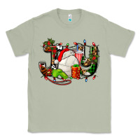 Matcha joy with volleyball and santa's hat Classic Tee - AdoDesignShop