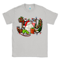 Moon Dust joy with volleyball and santa's hat Classic Tee - AdoDesignShop
