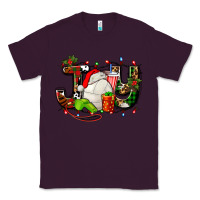 Plum joy with volleyball and santa's hat Classic Tee - AdoDesignShop