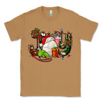 Toasted Coconut joy with volleyball and santa's hat Classic Tee - AdoDesignShop