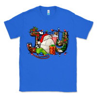 True Royal joy with volleyball and santa's hat Classic Tee - AdoDesignShop