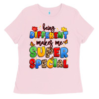 Bubblegum Pink being different makes me super special Ladies Tee - JahusDesignShop
