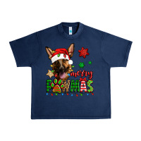 Navy merry pawmas christmas german shepherd Urban Heavy Tee - Jasminsmagicworld