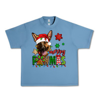 Merry Pawmas Christmas German Shepherd Urban Heavy Tee | Teevron