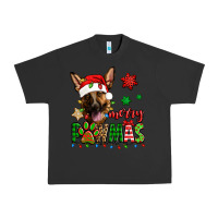 Pigment Black merry pawmas christmas german shepherd Urban Heavy Tee - Jasminsmagicworld