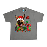 Tornado merry pawmas christmas german shepherd Urban Heavy Tee - Jasminsmagicworld