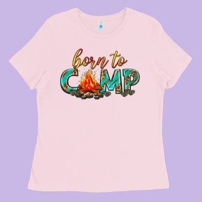 Ladies Tee born to camp