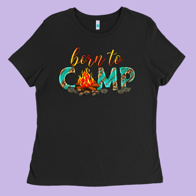 Ladies Tee born to camp