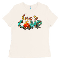 Bone born to camp Ladies Tee - texasbilliewilder