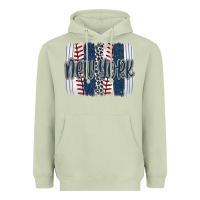 Matcha new york baseball team spirit brushstrokes Heavyweight Hoodie - Artiststas