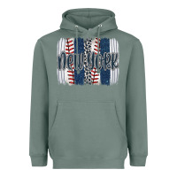 New York Baseball Team Spirit Brushstrokes Heavyweight Hoodie | Teevron