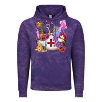 Cloud Purple nurse  summer Vintage Hoodie - AdoDesignShop