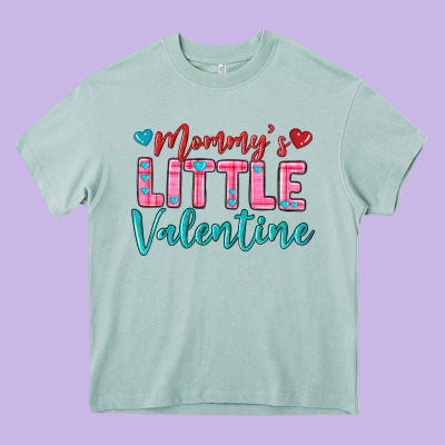 Momys Little Valentine Heavy Core Tee Designed By Texasbilliewilder