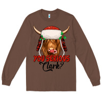 Chestnut you serious clark highland cow Long Sleeve Tee - Jasminsmagicworld