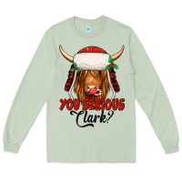 Matcha you serious clark highland cow Long Sleeve Tee - Jasminsmagicworld