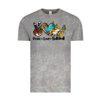Cloud Rock peace love  bullskull Vintage Tee - AdoDesignShop
