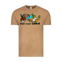 Vintage Camel peace love  bullskull Vintage Tee - AdoDesignShop