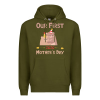 Army Green Our First Mother's Day Premium Hoodie - Bettercallsaul