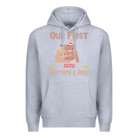 Heather Grey Our First Mother's Day Premium Hoodie - Bettercallsaul