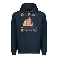 Navy Our First Mother's Day Premium Hoodie - Bettercallsaul