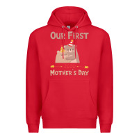 Red Our First Mother's Day Premium Hoodie - Bettercallsaul